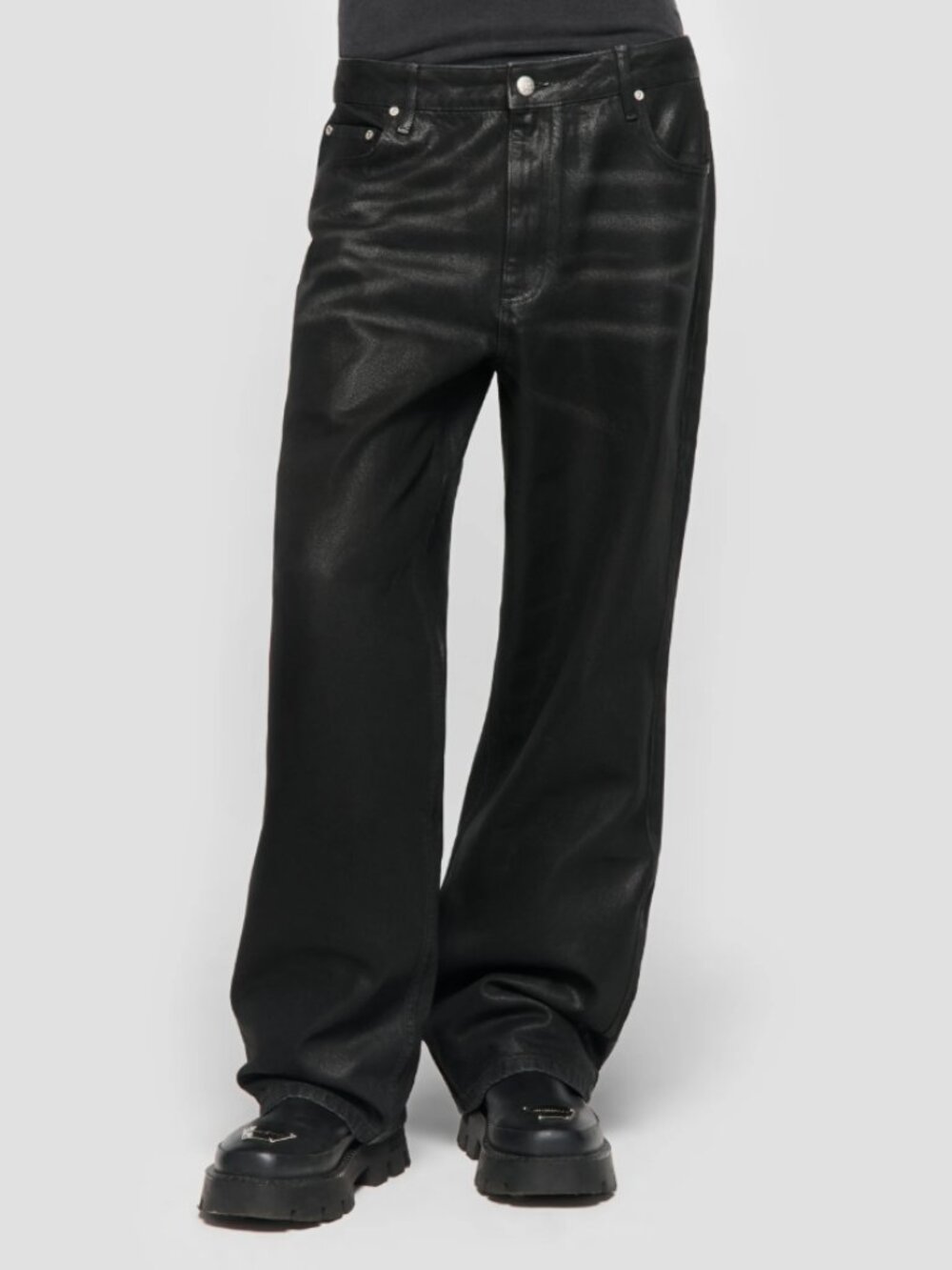 BNWT AW25 MISBHV AUSTIN COATED JEANS 34